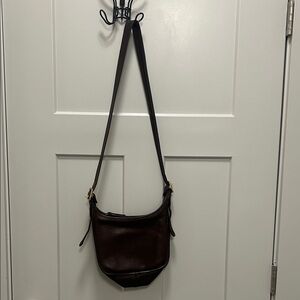 Vintage Coach Brown Crossbody Bag